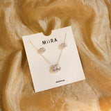 925 Silver Eternal Pendant Set