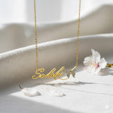 Personalized Name Necklace - Gold plated