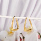 Golden Prism Hoops