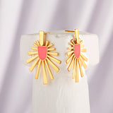 Pink blaze Earrings
