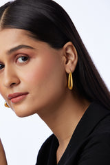 Golden Prism Hoops