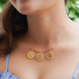 Family zodiac necklace - Family of 3