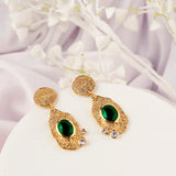 Green Goddess Danglers