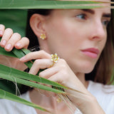 White Flower Ring