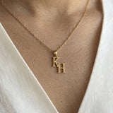 Double Initial Pendant