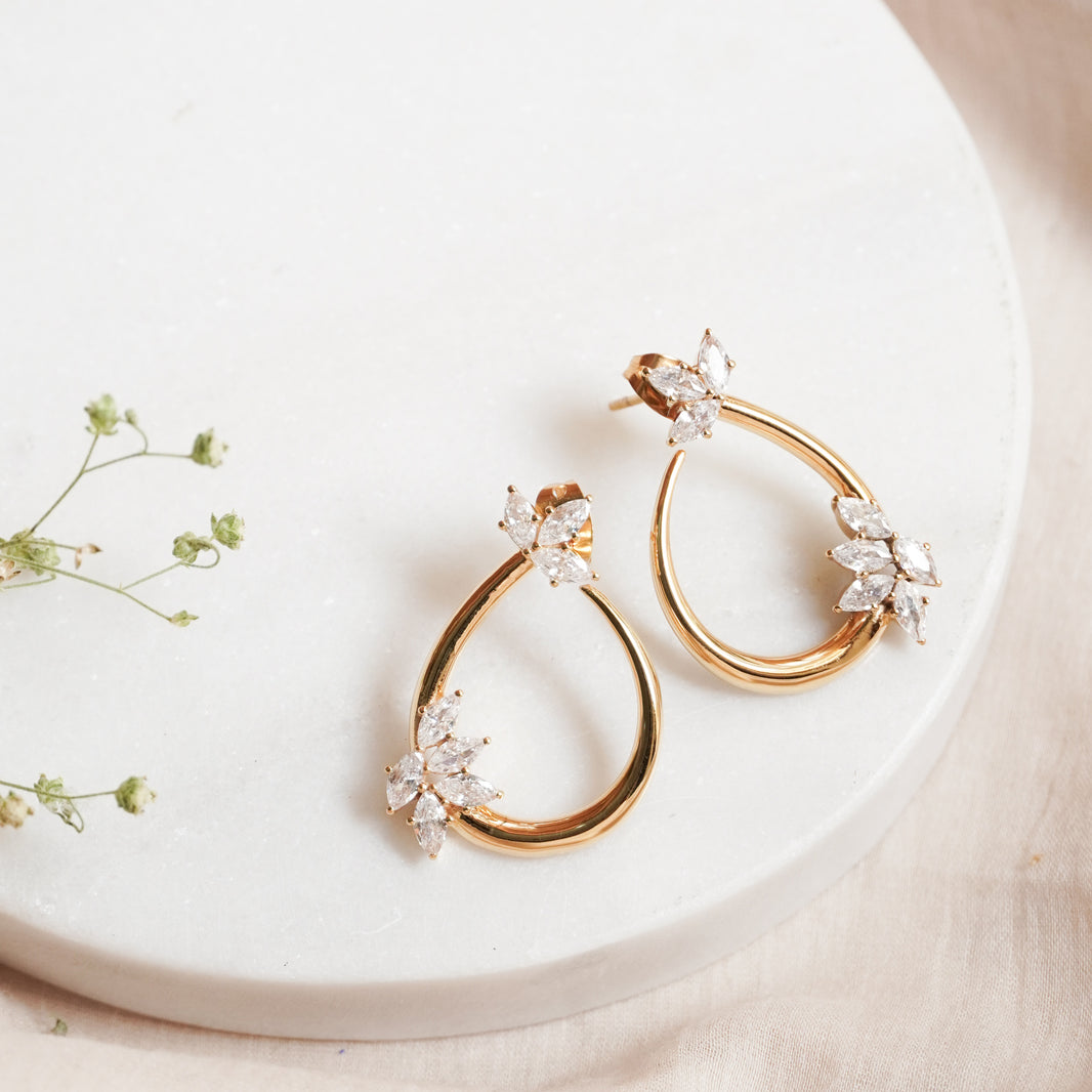 Micara - Molten Gold - Earrings