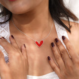 Reversible Dual Heart 925 Silver Set