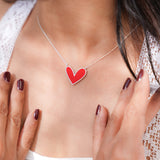 Reversible Dual Heart 925 Silver Set