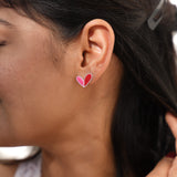 Reversible Dual Heart 925 Silver Set