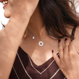 925 Silver Dual Star Necklace