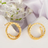 Sparkle Coil Earrings