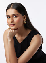 Golden Bold Hoops