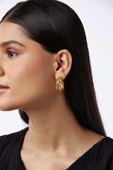 Golden Bold Hoops