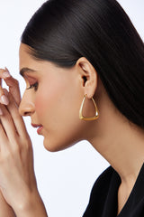 Golden Prism Hoops