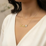 Personalized Name Necklace - Gold plated