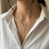 The Y Name Necklace (with heart) (Single name only)