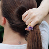 Purple Flower Ring