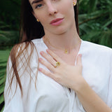 White Flower Ring